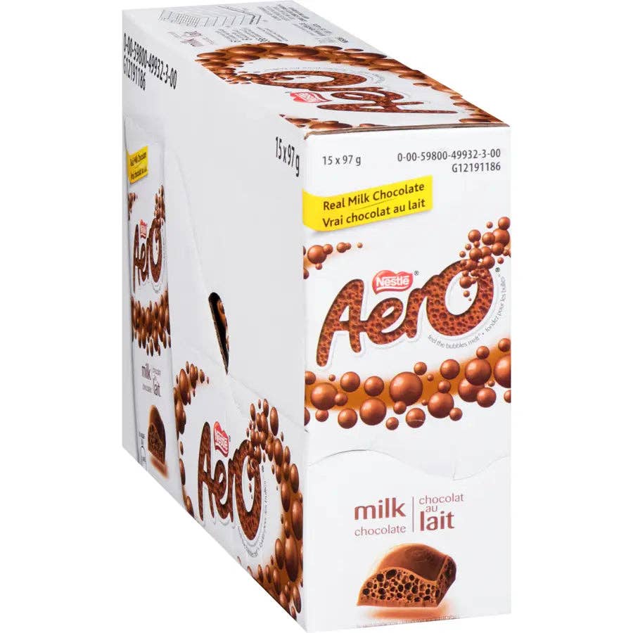 Nestlé Aero Milk Chocolate Bar 97g