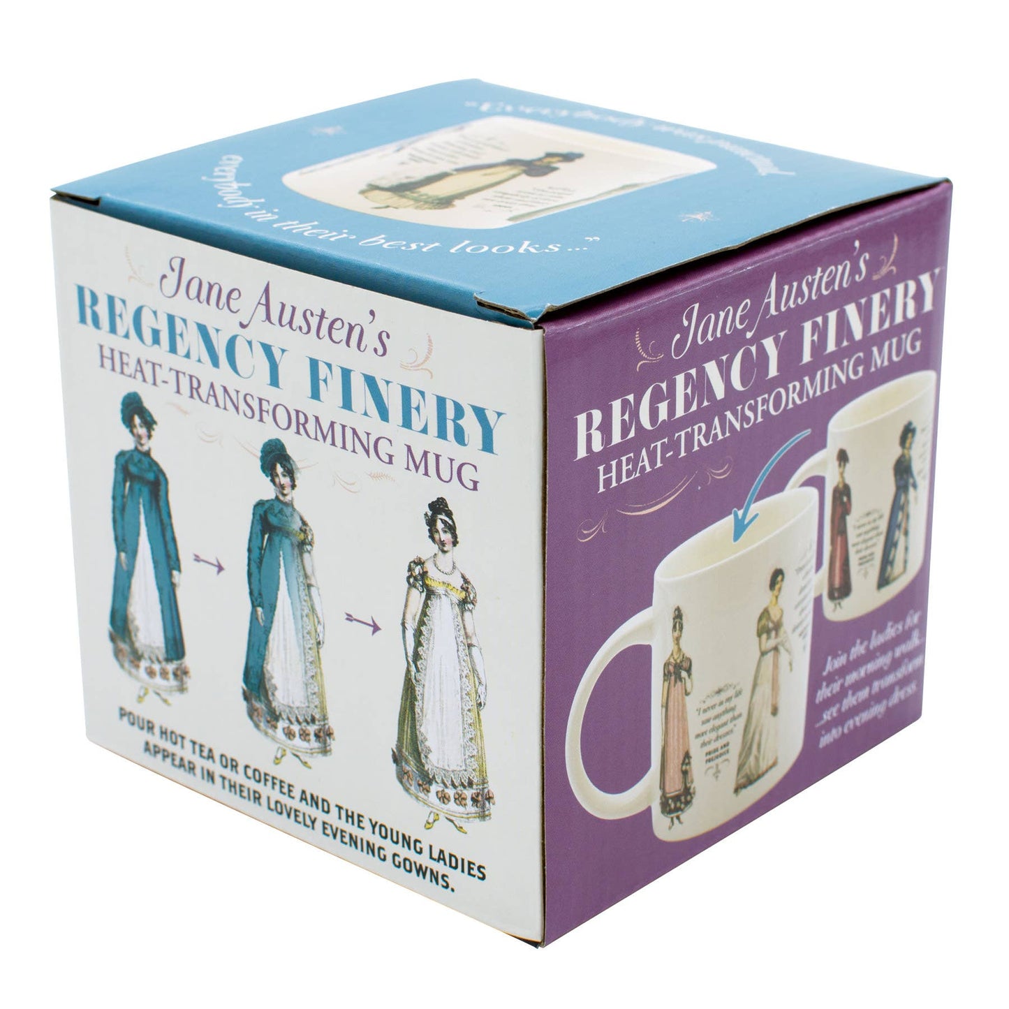 Unemployed Philosophers Guild - Jane Austen Regency Clothing Heat-Changing Mug