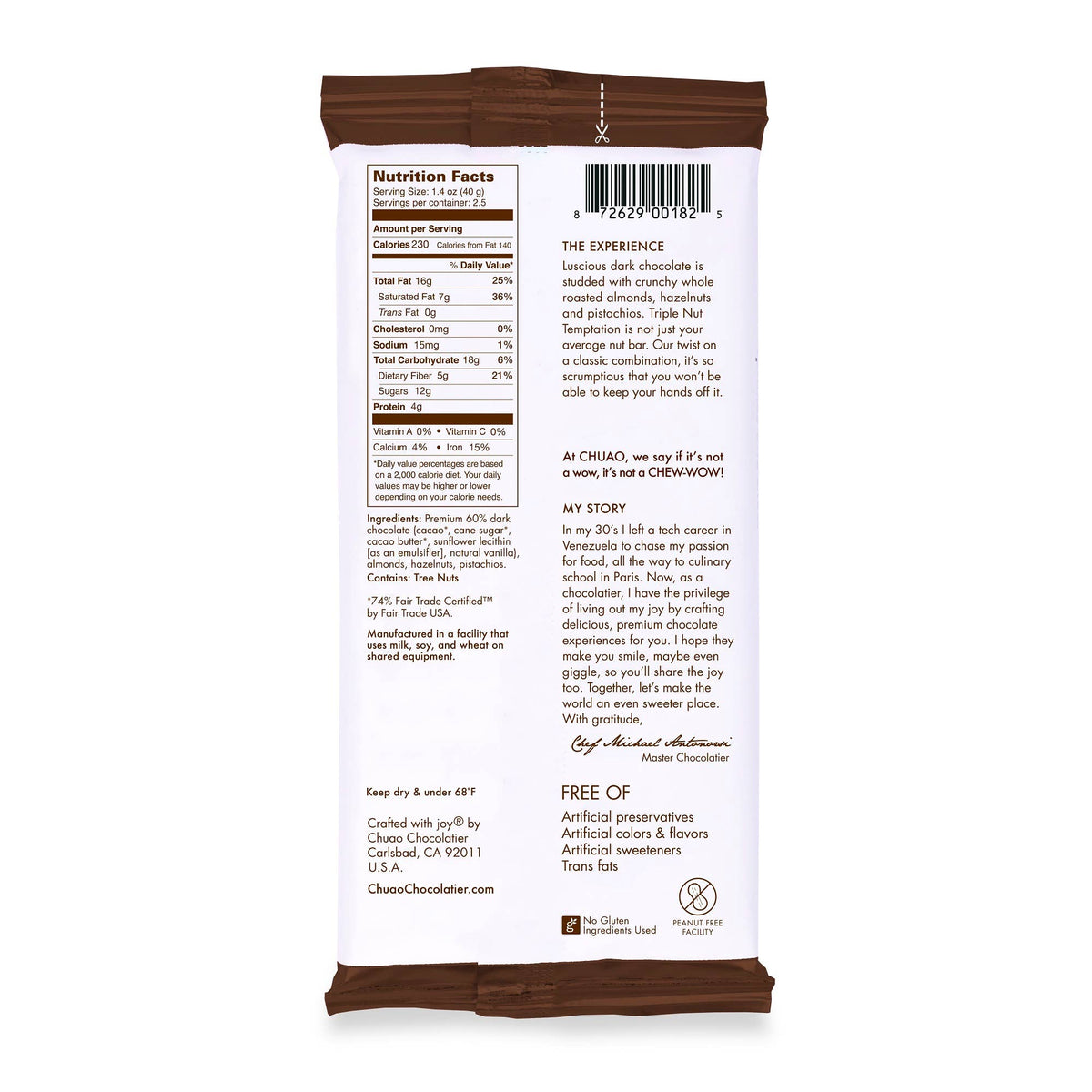 Triple Nut Temptation - Signature Bar
