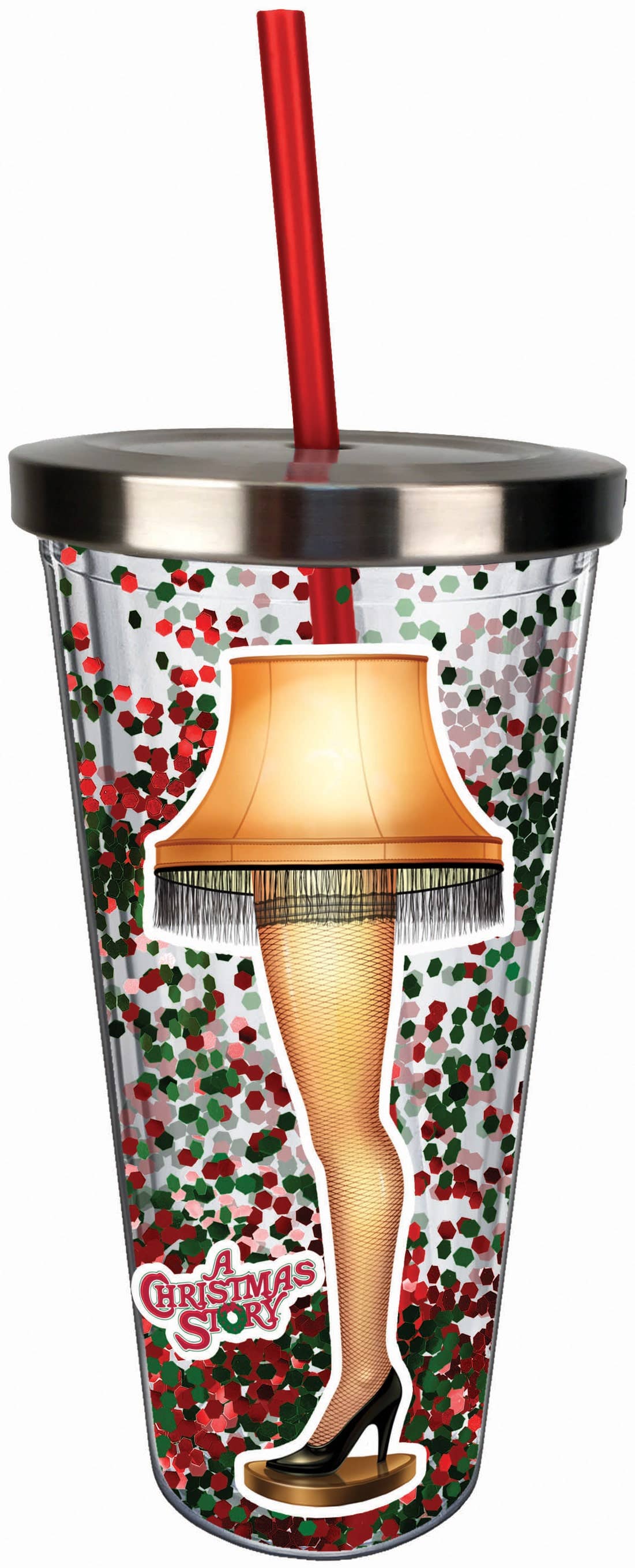 Leg Lamp Glitter Cup