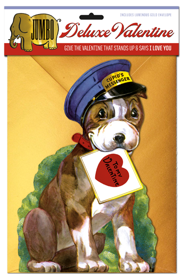 Cupid's Messenger Jumbo Deluxe Valentine's Greeting Card
