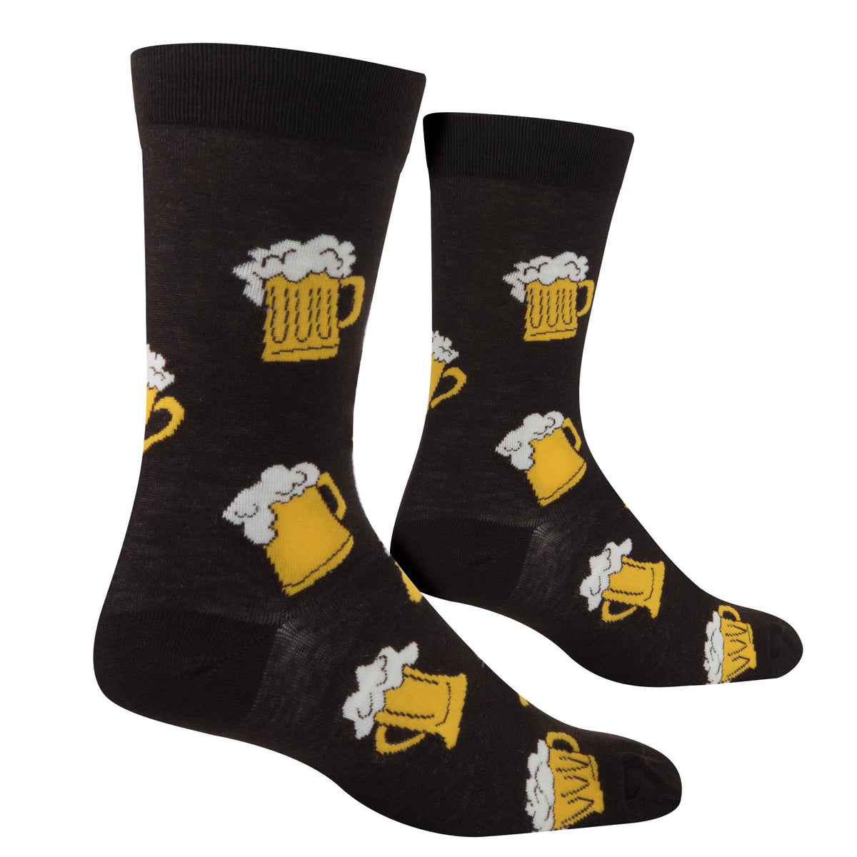Crazy Socks - Mens Crew - Beer Mugs