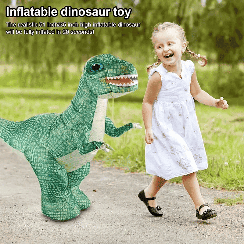 Remote Control Inflatable Dinosaur (Green)