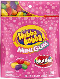 Hubba Bubba Sugar Free Skittles Gum 8.5oz
