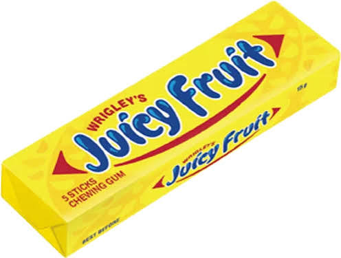 Wrigley's Juicy Fruit Gum 5pc