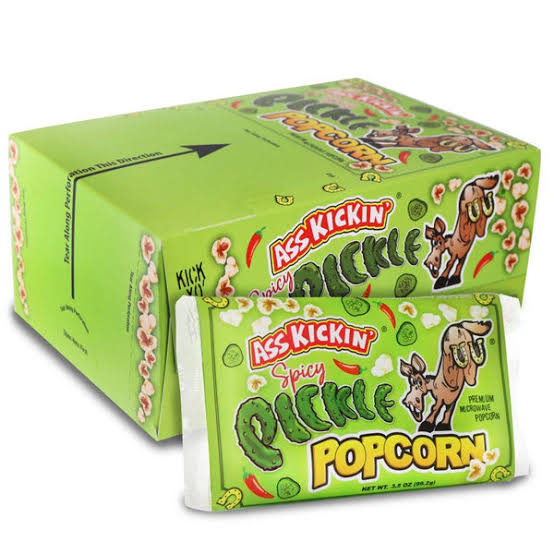 Ass Kickin' Spicy Pickle Popcorn- 3.5oz