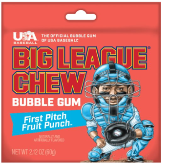Big League Chew- Fruit Punch 2.12oz
