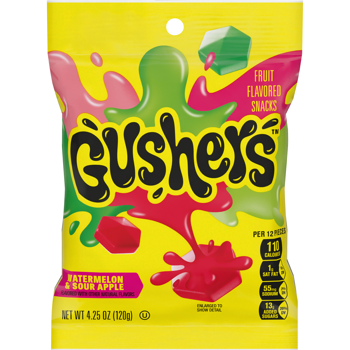 Gushers Watermelon Sour Apple 4.25oz