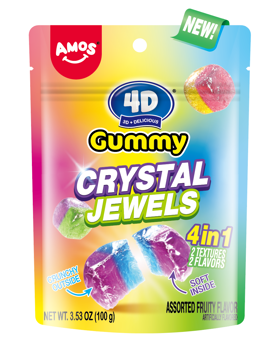 Amos 4D Gummy Crystal Jewels 3.53oz