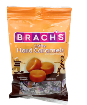 Brach's Nips Wrapped Coffee Caramel Bag 3.25oz