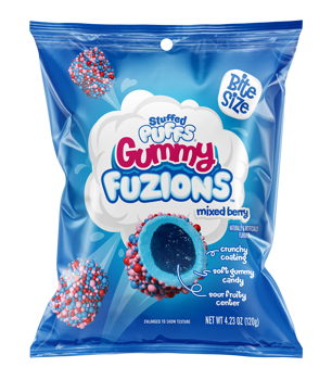 Stuffed Puffs Gummy Fuzions Mixed Berry 4.23oz