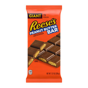 Hershey's Reese's Milk Chocolate Filled With Reese's PB Giant Bar 7.37oz