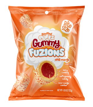 Stuffed Puffs Gummy Fuzions Chili Mango 4.23oz