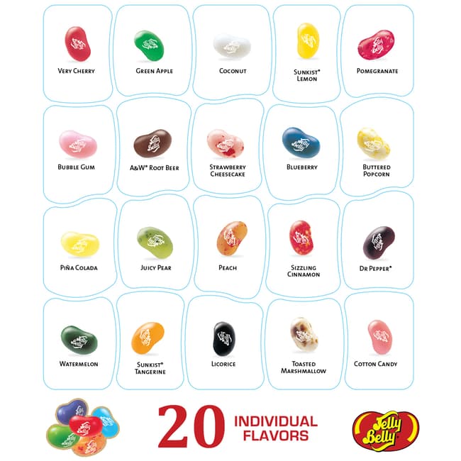 Jelly Belly 20 Flavor Gift Box 8.5oz