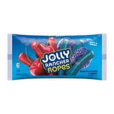 Jolly Rancher Ropes Blue Raspberry & Cherry Flavored Candy 10oz