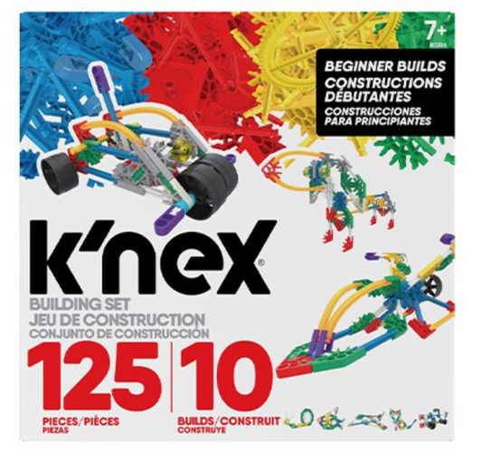 KNEX Classics 125 Pc/ 10 Model- Building Set