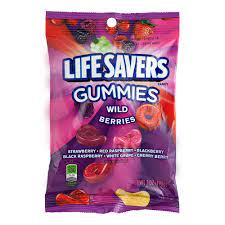 Lifesavers Peg Bag Gummies Wild Berries 7oz