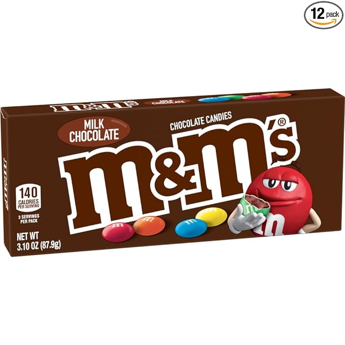 M&M Theater Box Milk Chocolate 3.10oz
