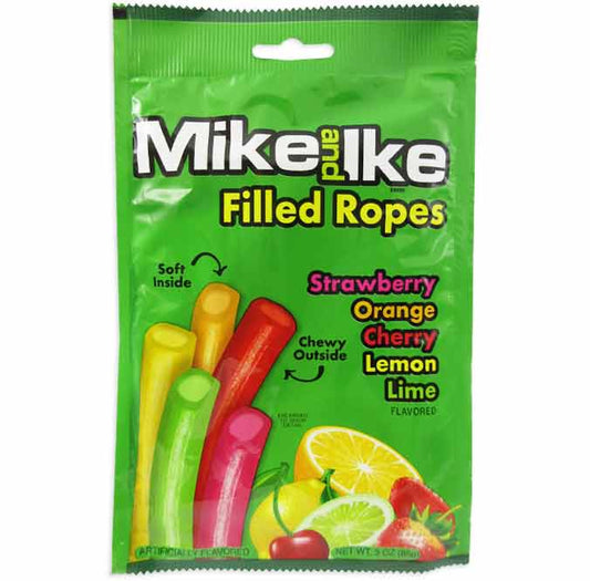 Mike and Ike Licorice Ropes- Peg Bag