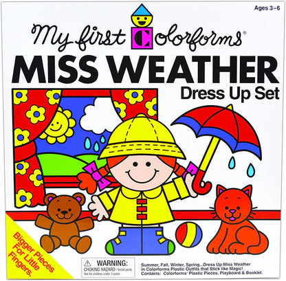 Classic Colorforms- Miss Weather