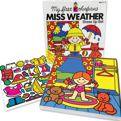 Classic Colorforms- Miss Weather