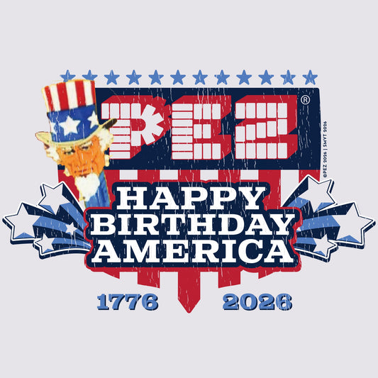 close up of pez uncle sam happy birthday america patriotic candy graphic