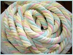Poofy Ropes 22" Long Strawberry Flavor