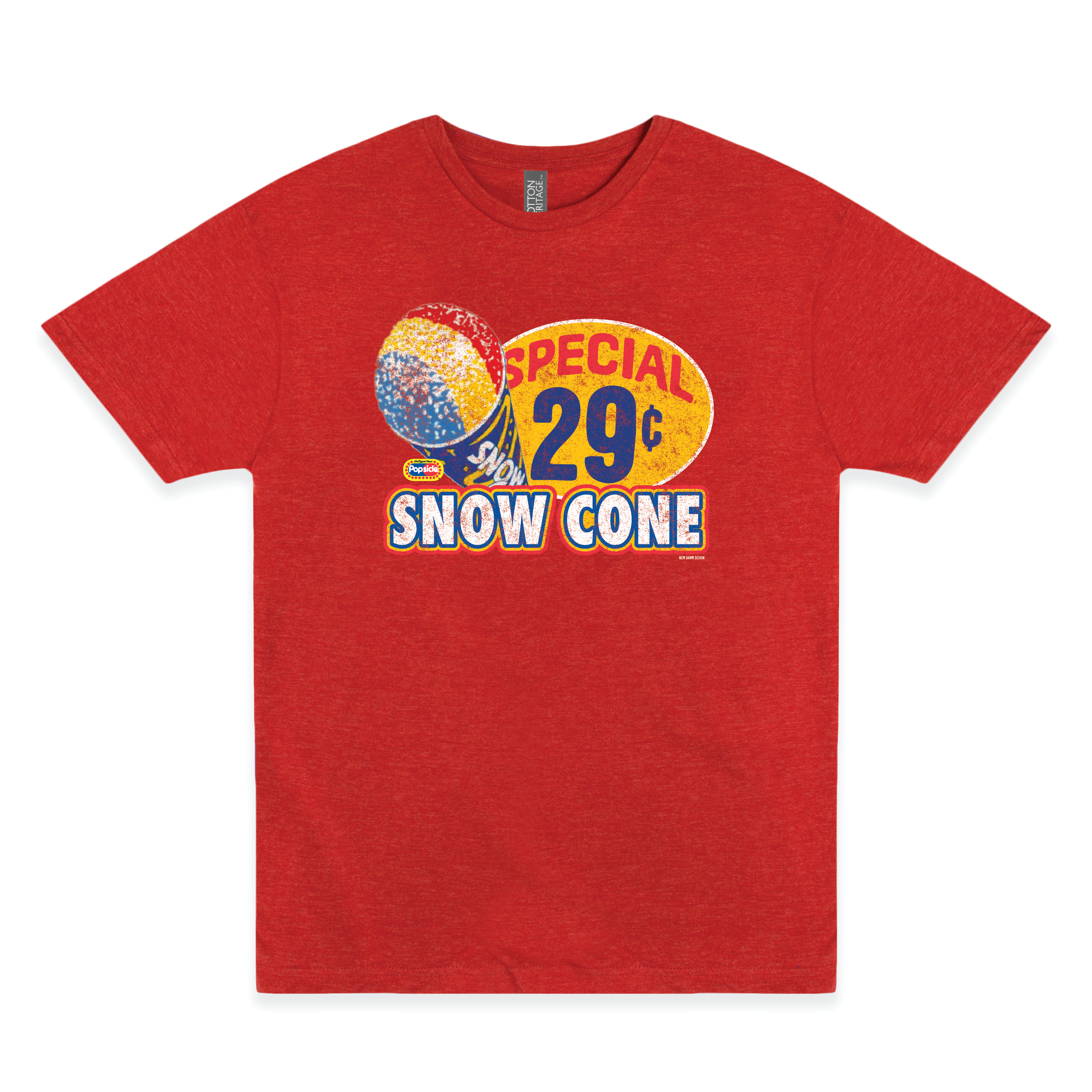 Popsicle® Vintage Snow Cone Tee | Vintage Unisex Graphic Shirt