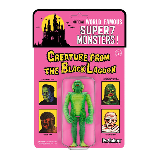 Universal Monsters ReAction Figure- "Super" Creature (Wide Sculpt On Card)