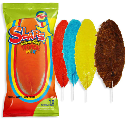 Slaps Lollipops Tropical Peg Bag (10 CT)
