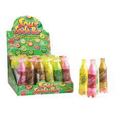 Kidsmania Novelty Soda Pop Bottles/Sour Candy Powder