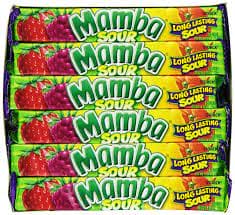 Mamba Fruit Chews Candy Bars - 2.8oz