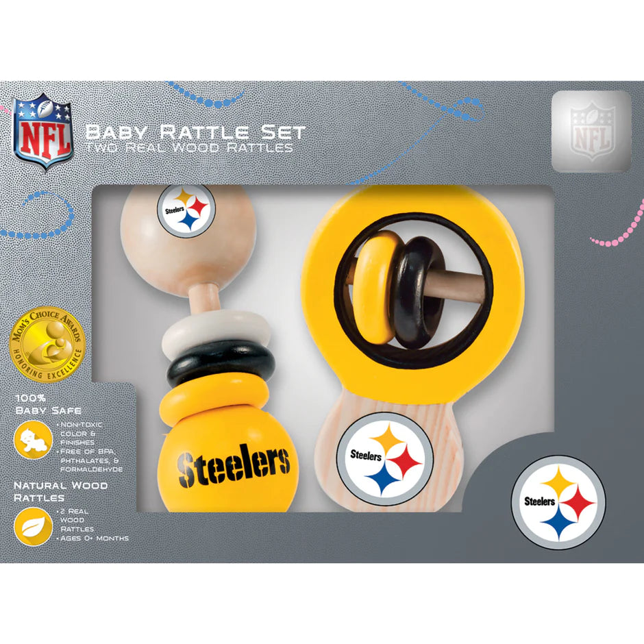 Pittsburgh Steelers Rattle 2 Pack