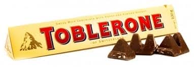 Toblerone Milk Chocolate Bar Pack of 6