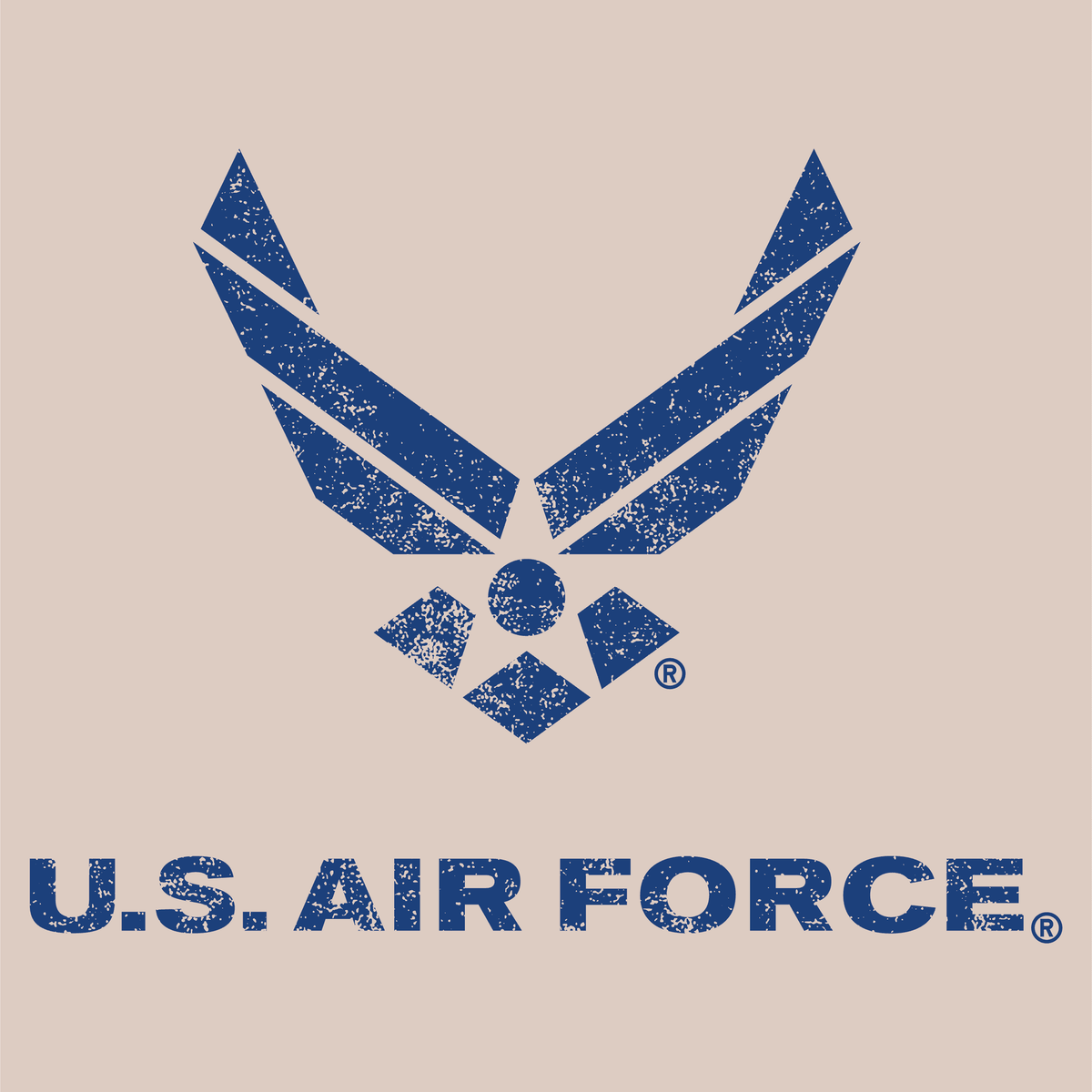 close up of us air force lets go usa patriotic graphic on cotton t shirt