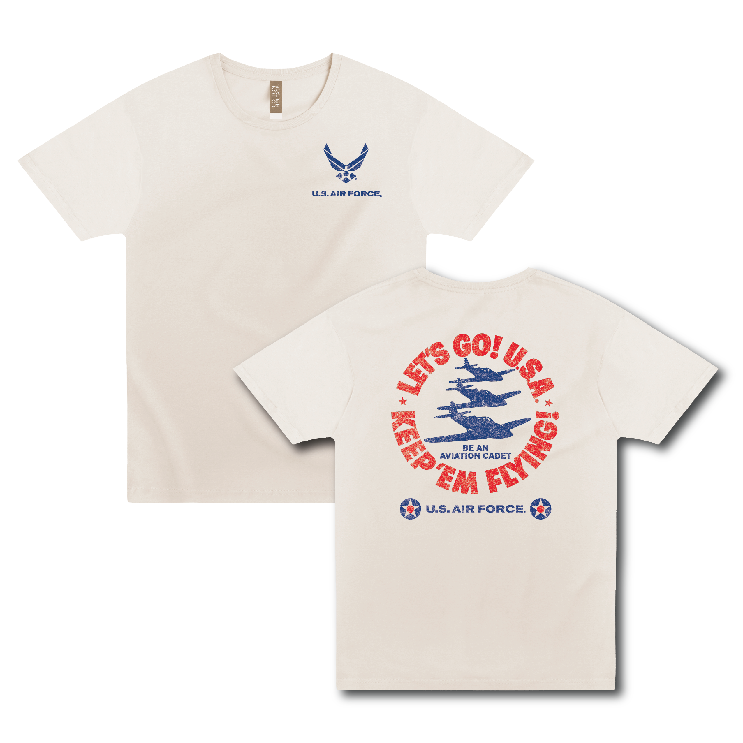 U.S. Air Force™ Let's Go USA! Tee - Sweet Memories Vintage Tees