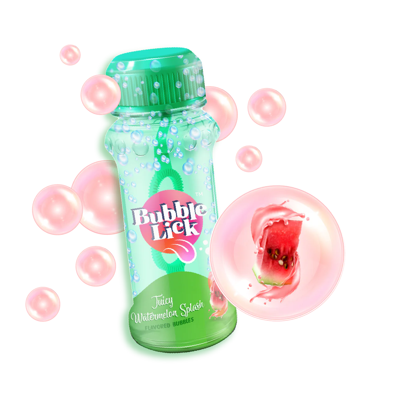 Bubble Lick Natural Flavored Bubbles