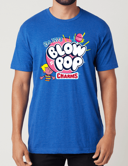 Blow POP Retro Charms Tee | Pop Art Inspired Vintage Unisex Shirt