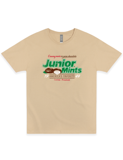 Junior Mints Tee | Chocolate Covered Creamy Mints Candy | Massachusetts Vintage Shirt