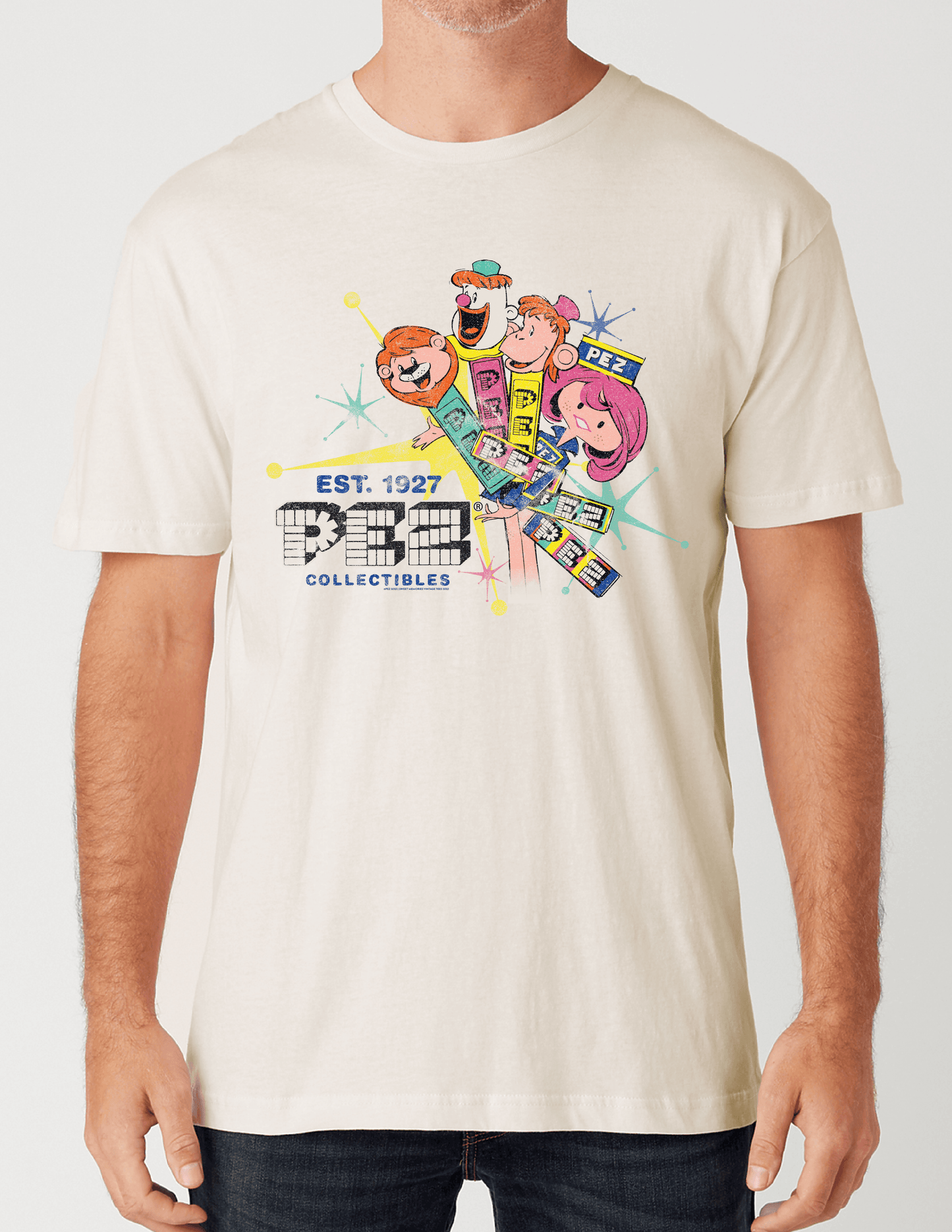 PEZ® Retro Assorted Fruit Candy Collectibles Tee