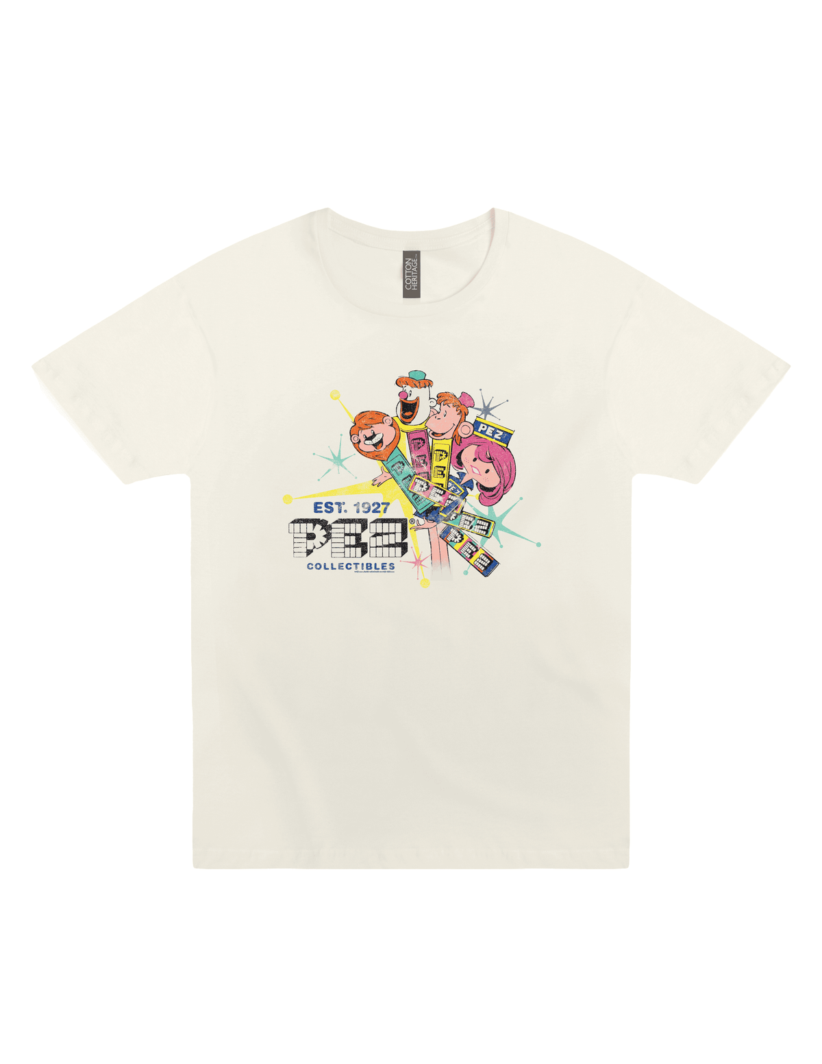 PEZ® Retro Assorted Fruit Candy Collectibles Tee