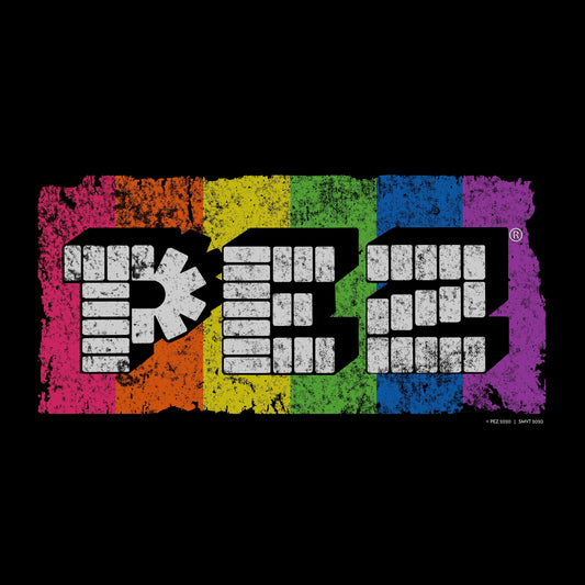 PEZ® 80s Neon Rainbow Tee