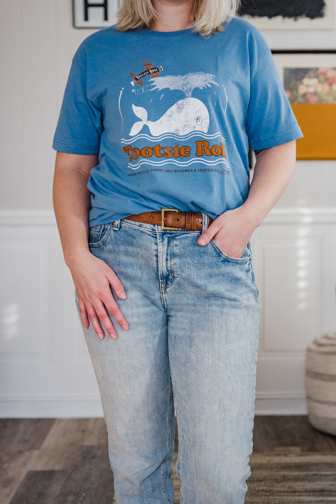 Tootsie Roll® Whatever It Is I Think I See Tootsie Roll 1976 Commercial Unisex Tee