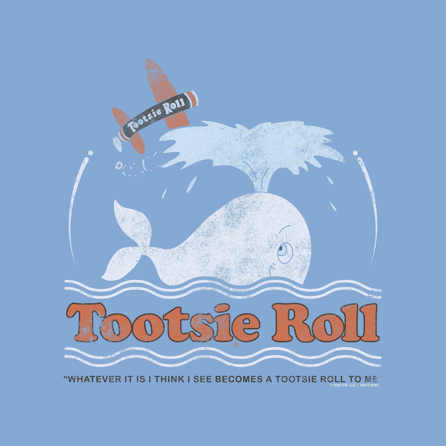 Tootsie Roll® Whatever It Is I Think I See Tootsie Roll 1976 Commercial Unisex Tee