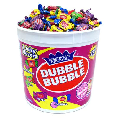 Dubble Bubble Assorted Gum Flavors - 300ct tub