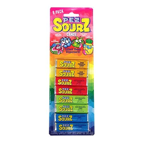 Sours 8-Pack Candy Rolls