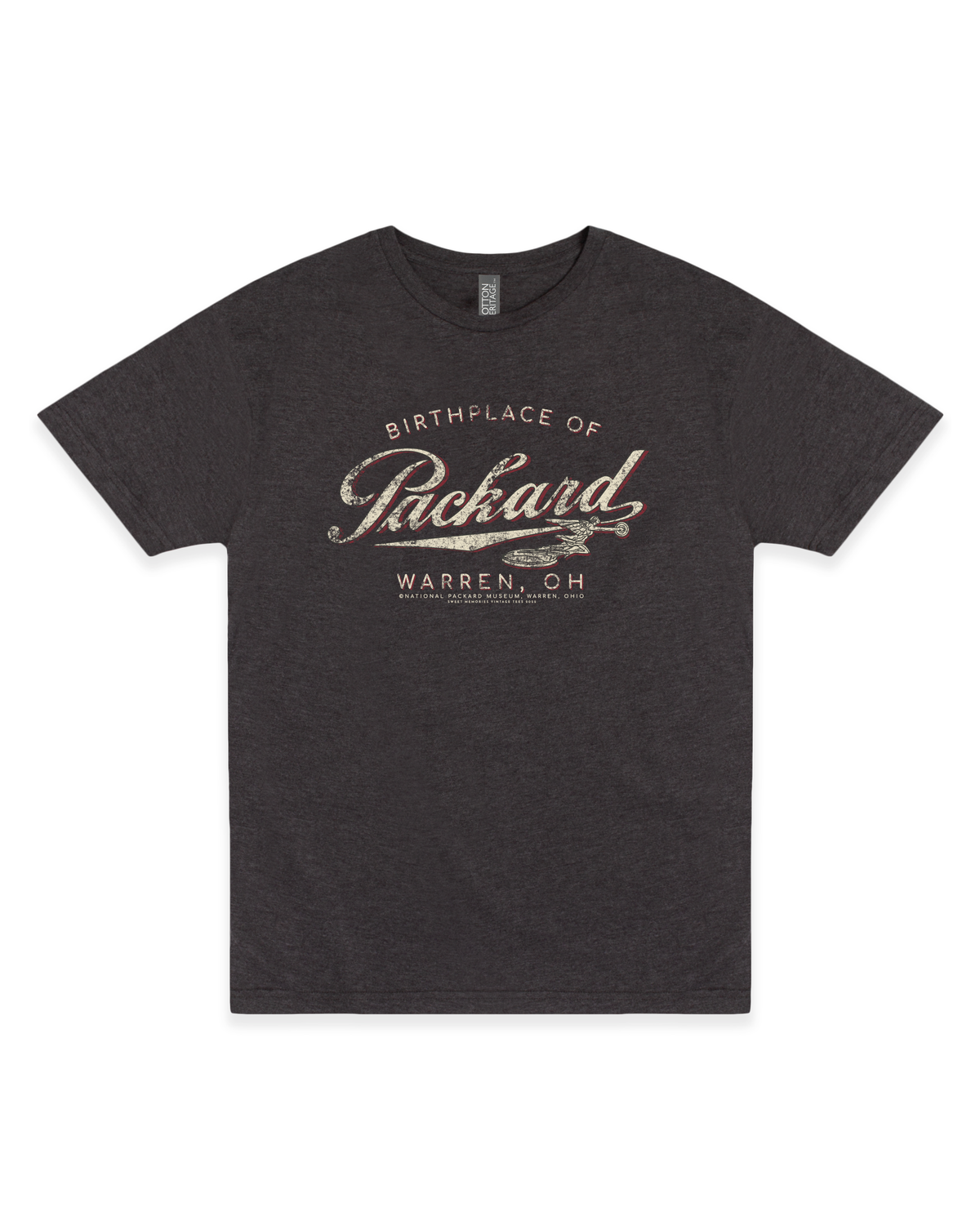 packard birthplace of packard car warren ohio est 1899 vintage automotive graphic t shirt unisex tee