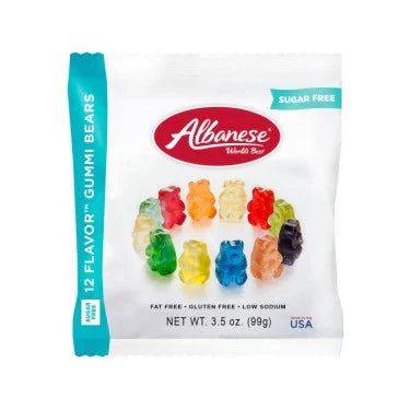Sugar Free 12 Flavor Albanese Gummi Bears