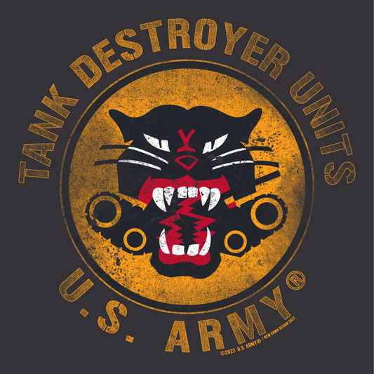 close up of us army tank destroyer units graphic