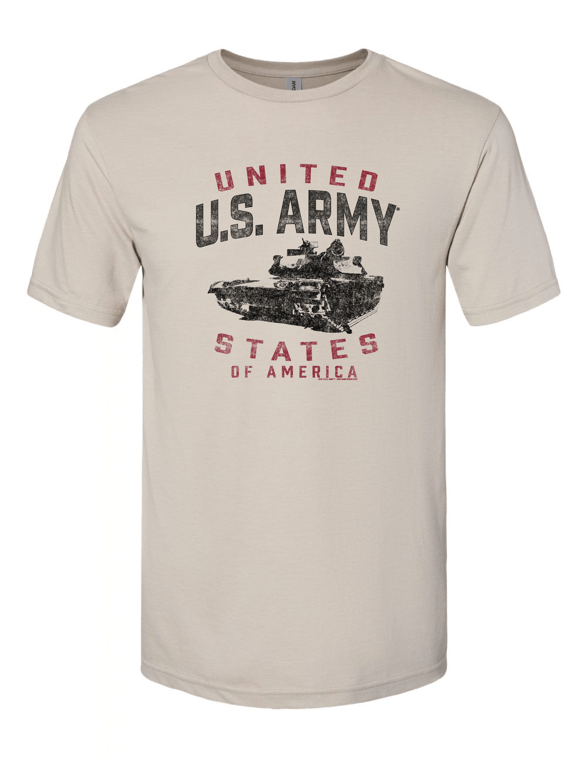 us army tanker vintage graphic t shirt officially licensed military unisex tee